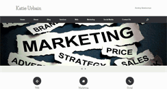 Desktop Screenshot of katieurbain.com